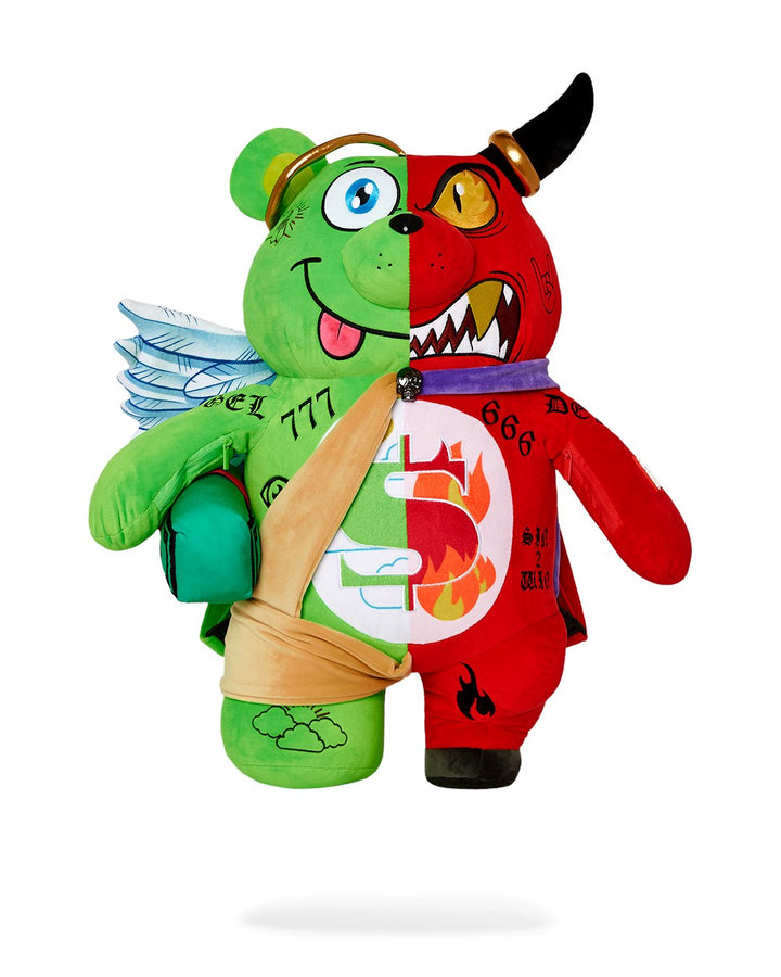 ANGEL VS DEVIL BEAR BACKPACK