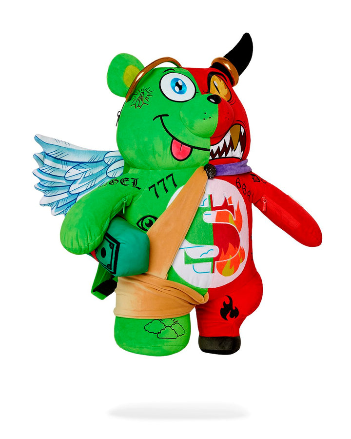 ANGEL VS DEVIL BEAR BACKPACK