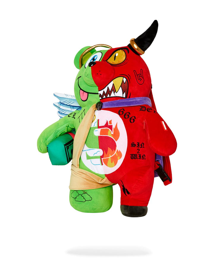 ANGEL VS DEVIL BEAR BACKPACK