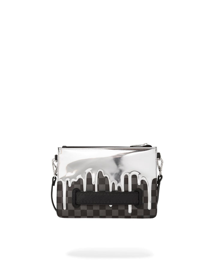 METALLIC DRIP SHARKS IN PARIS CLUTCH