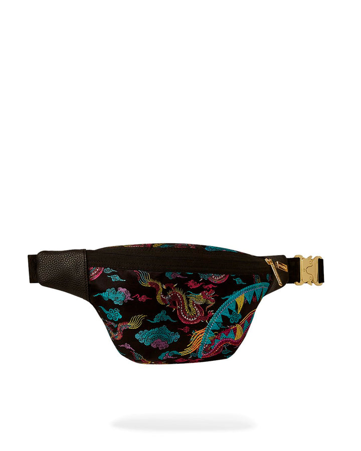 EMBROIDERED DRAGONS SAVVY CROSS-BODY