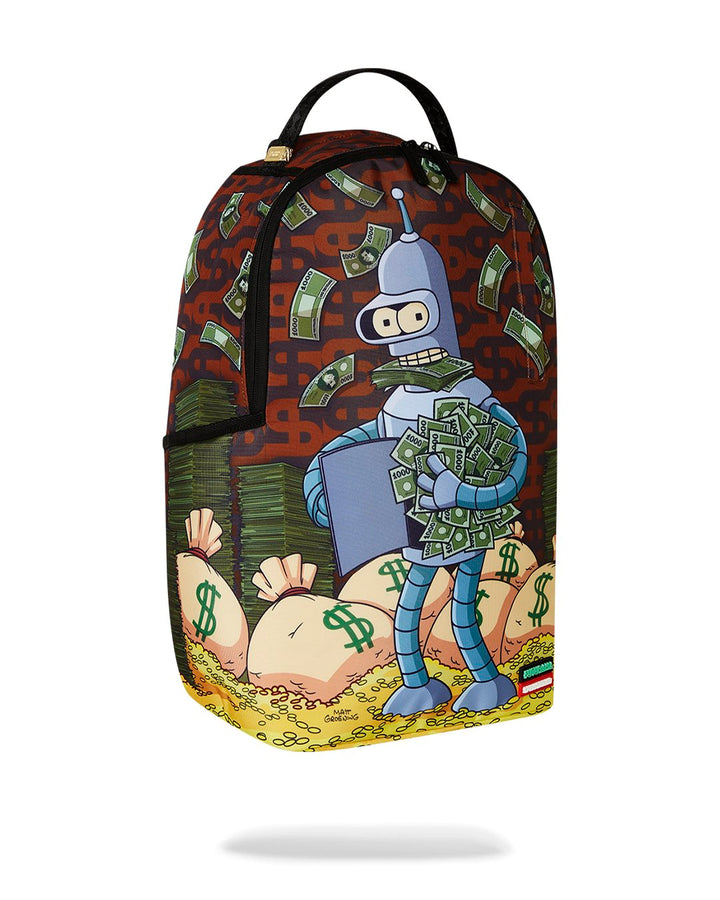 FUTURAMA BENDER MONEY DLXR BACKPACK