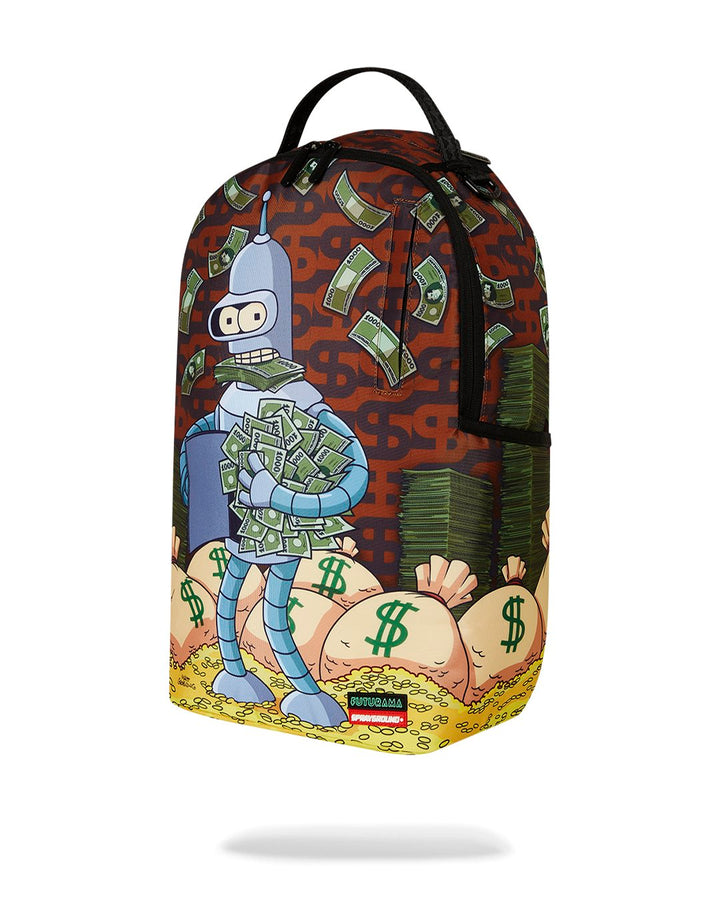 FUTURAMA BENDER MONEY DLXR BACKPACK