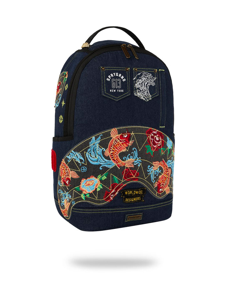 EVISU STYLE DLX-DENIM BACKPACK