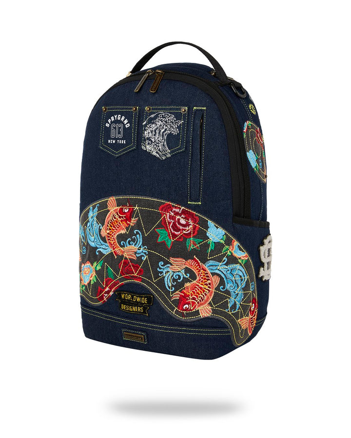 EVISU STYLE DLX-DENIM BACKPACK