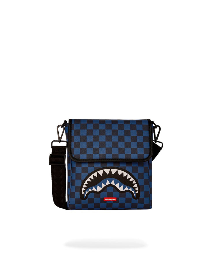 MIDNIGHT SHARKS IN PARIS MESSENGER SLING