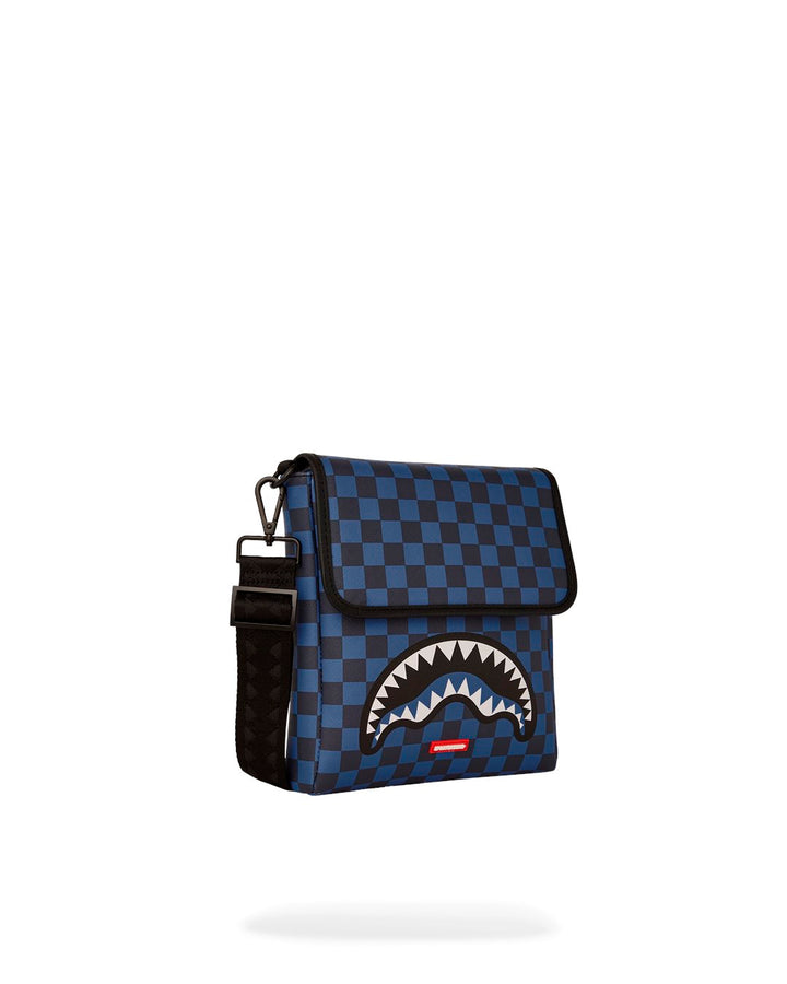 MIDNIGHT SHARKS IN PARIS MESSENGER SLING
