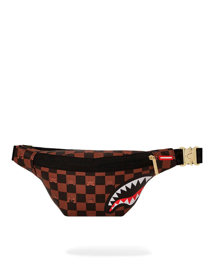 PEEKING CHARACTER CHECK SAVVY CROSSBODY