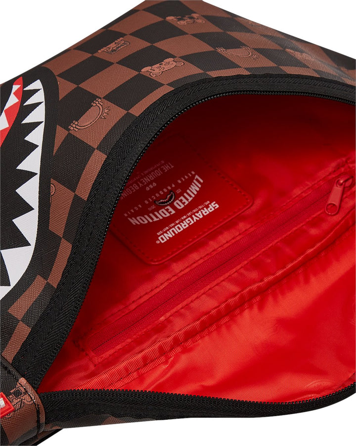 PEEKING CHARACTER CHECK SAVVY CROSSBODY