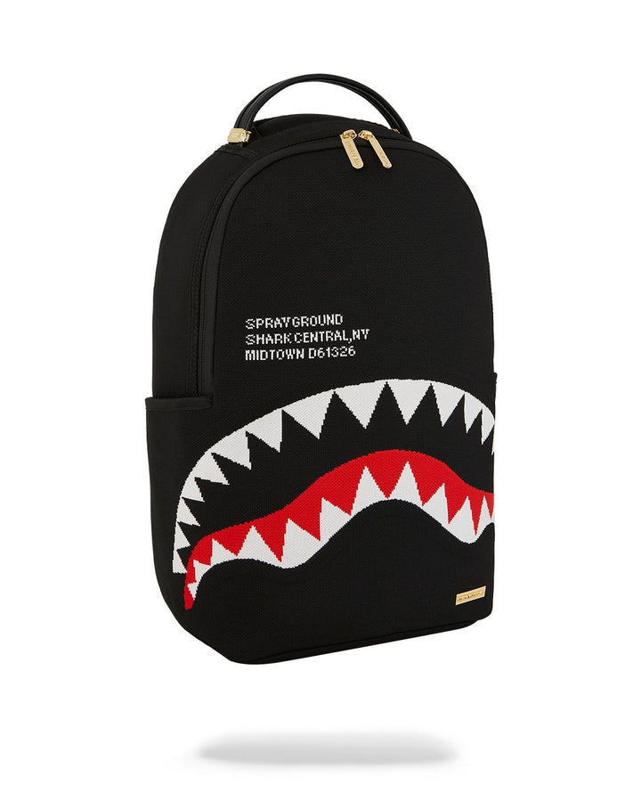 SHARK CENTRAL KNIT BLACK DLX-KNIT BACKPACK