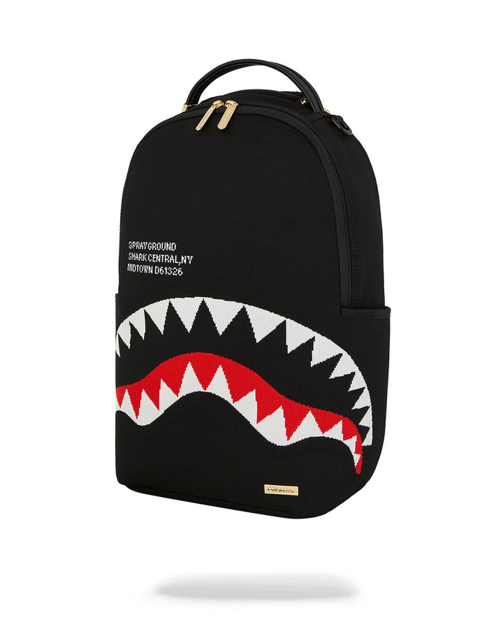 SHARK CENTRAL KNIT BLACK DLX-KNIT BACKPACK