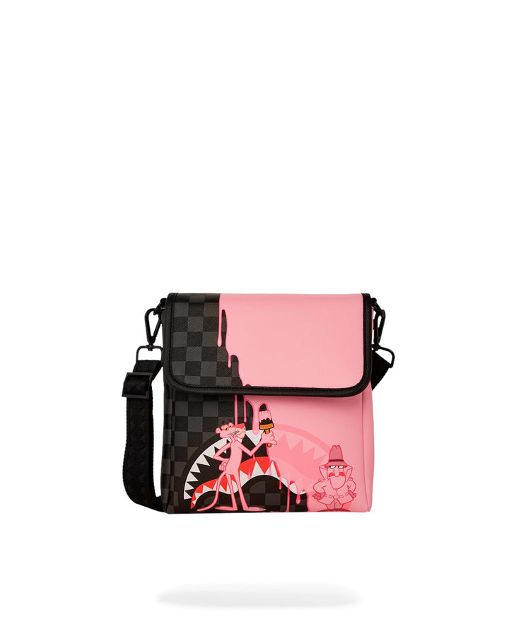 PINK PANTHER HALF PAINTED MESSENGER SLING