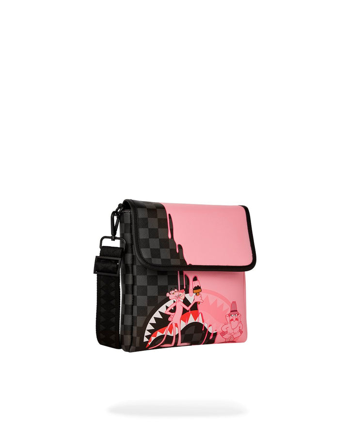 PINK PANTHER HALF PAINTED MESSENGER SLING