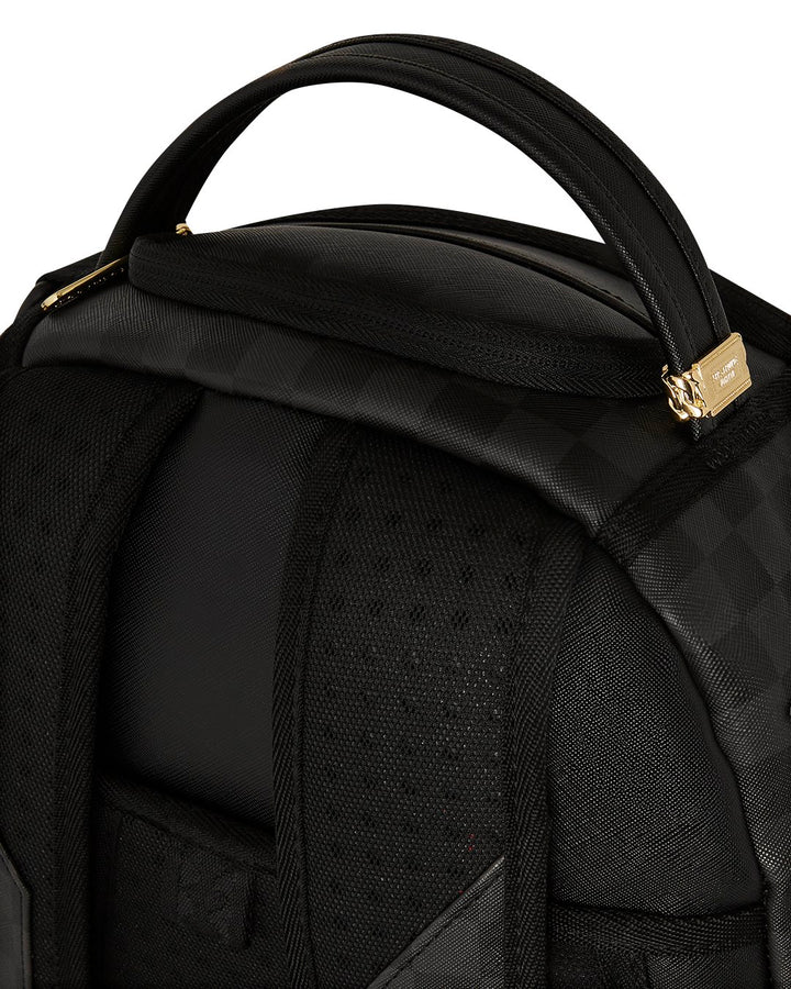 BLACK CHENILLE SIP DLXSV BACKPACK