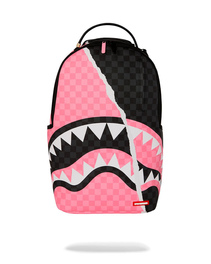 PINK AND BLACK TEAR SIP DLXSV BACKPACK