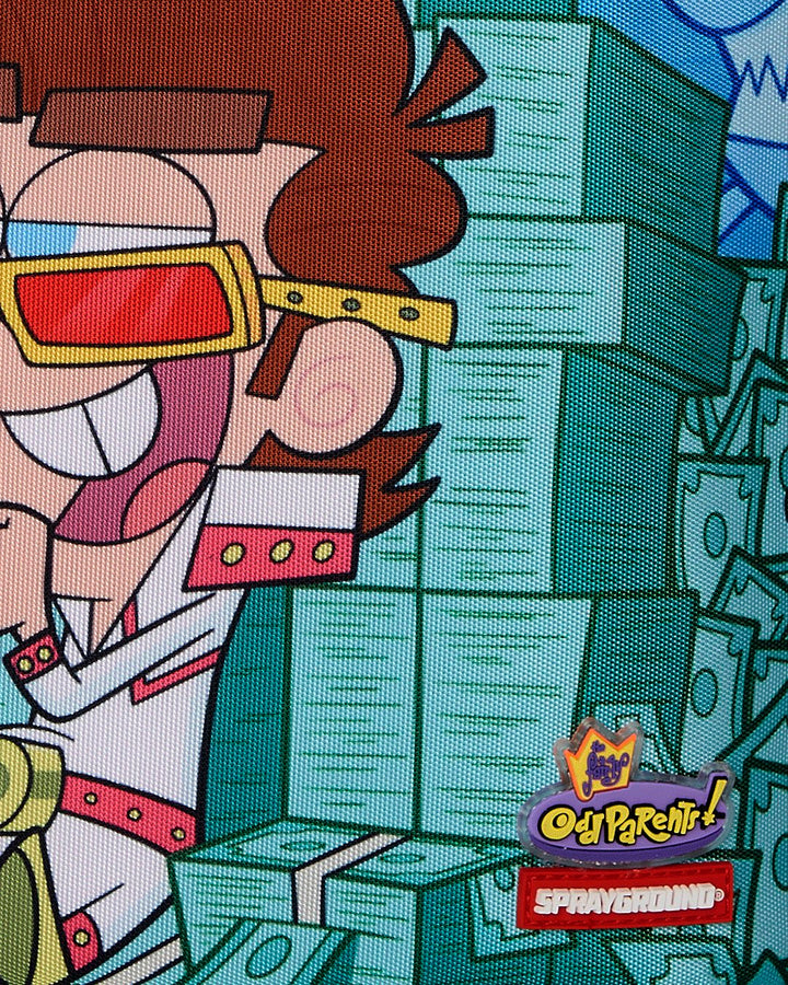 TIMMY SITTNG ON MONEY CHAIR DLXR BACKPACK