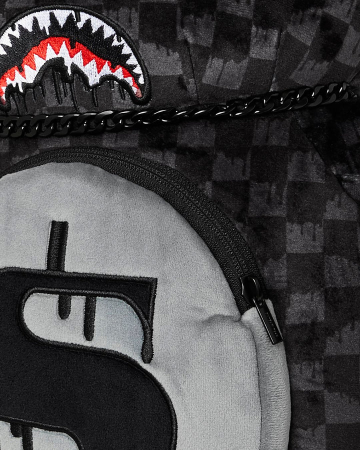 DRIPPING SHARKS IN PARIS MONEYBEAR TEDDY BEAR BACKPACK