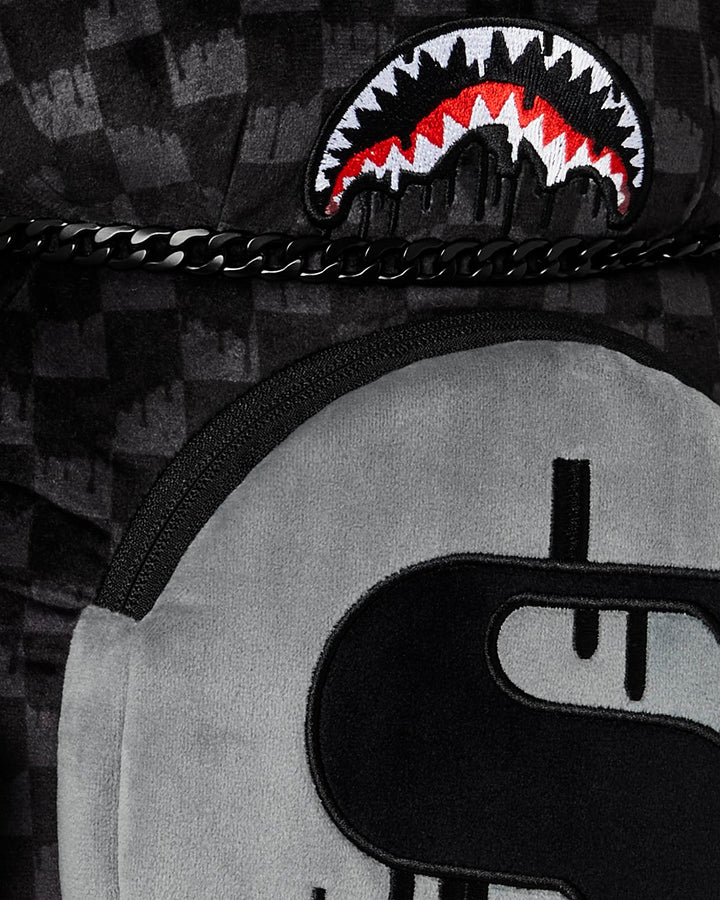 DRIPPING SHARKS IN PARIS MONEYBEAR TEDDY BEAR BACKPACK