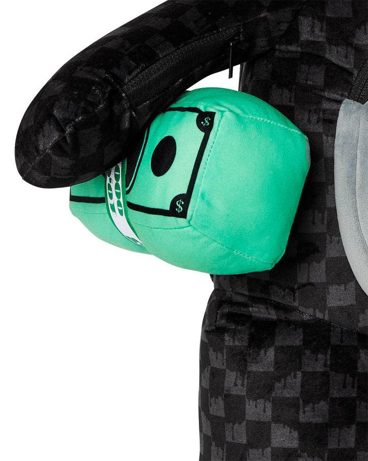 DRIPPING SHARKS IN PARIS MONEYBEAR TEDDY BEAR BACKPACK