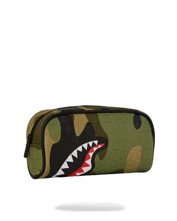 WOODLAND CAMO CHECK POUCH