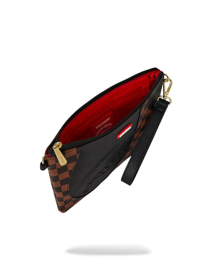 JETSTREAM BROWN CROSSOVER CLUTCH