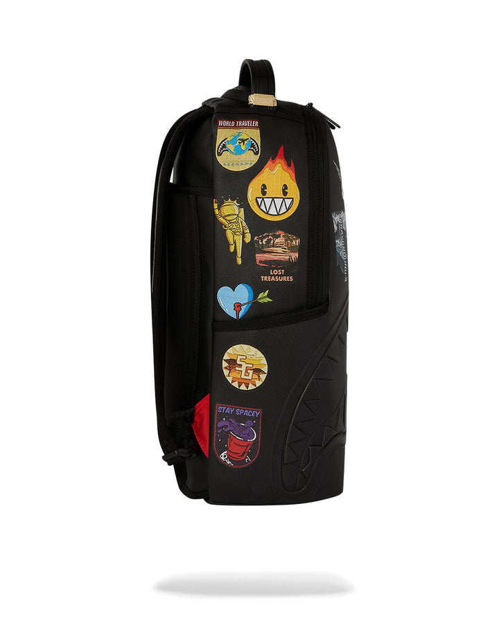 SHARKMOUTH EMBOSSED W/ PATCHES DLXSV BACKPACK