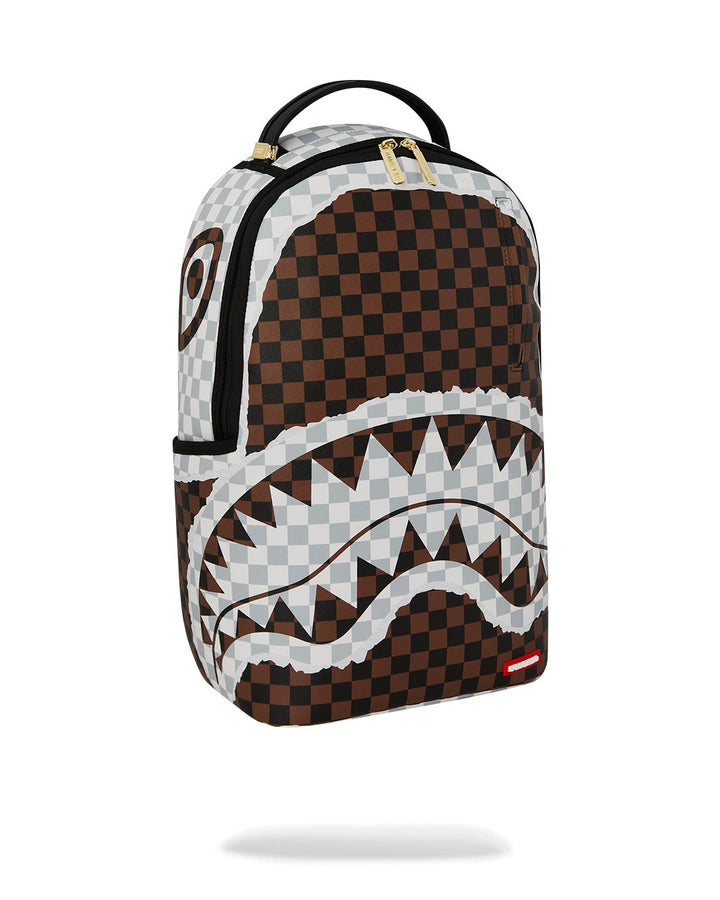 SIP BROWN AND CREAM TEAR DLXSV BACKPACK