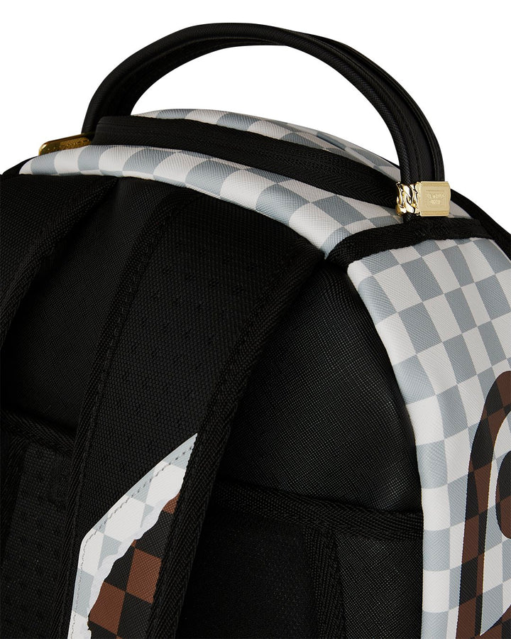 SIP BROWN AND CREAM TEAR DLXSV BACKPACK