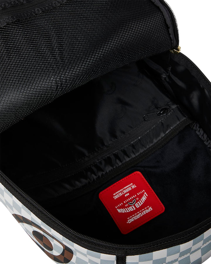 SIP BROWN AND CREAM TEAR DLXSV BACKPACK