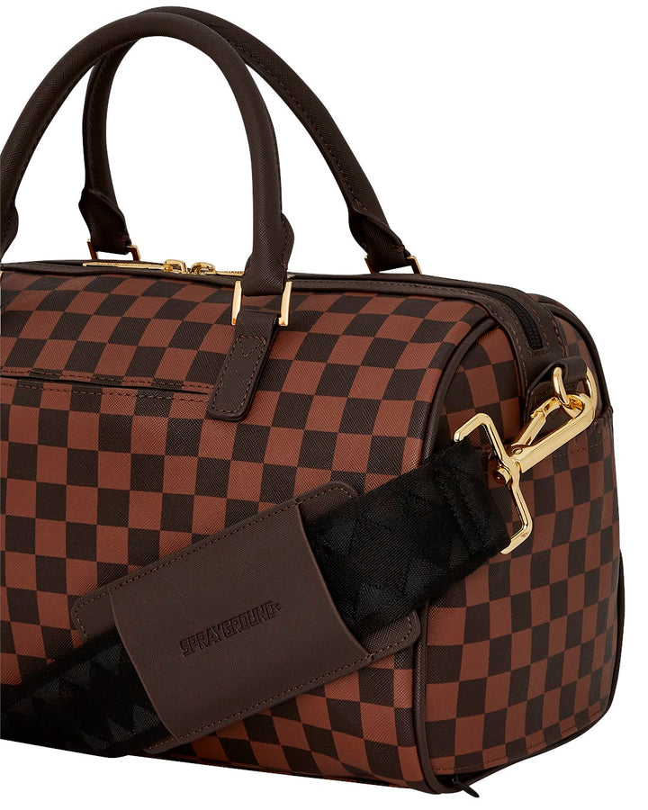 CORE EMBOSSED CHECK MINI DUFFLE