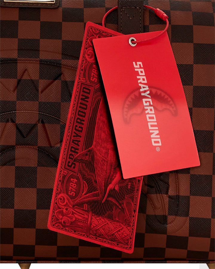 CORE EMBOSSED CHECK MINI DUFFLE