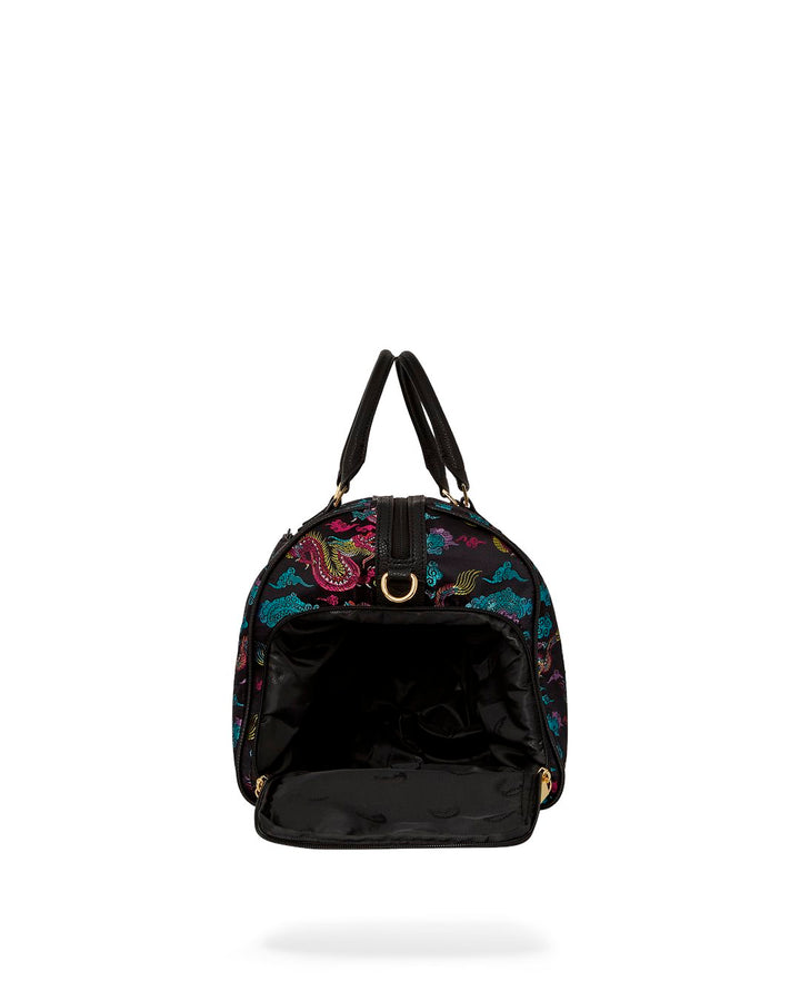 EMBROIDERED DRAGONS DUFFLE
