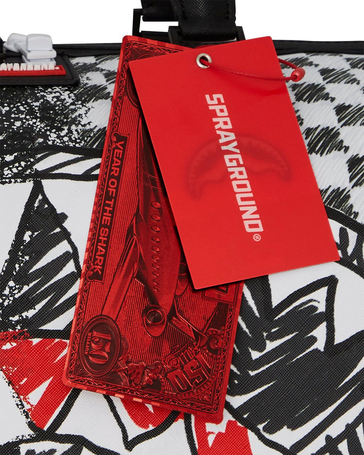 MIX AND MATCH SCRIBBLE LARGE DUFFLE