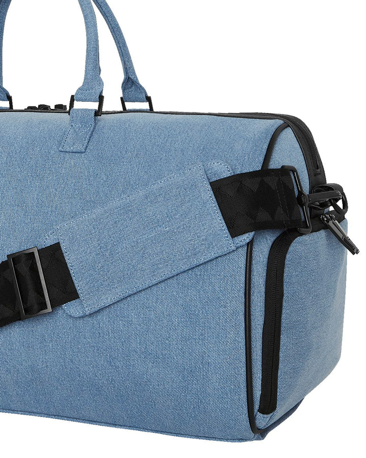 DENIM SHARK DUFFLE