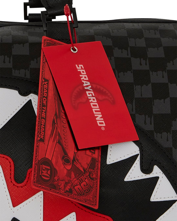 DRIPPING SHARKS IN PARIS LARGE DUFFLE