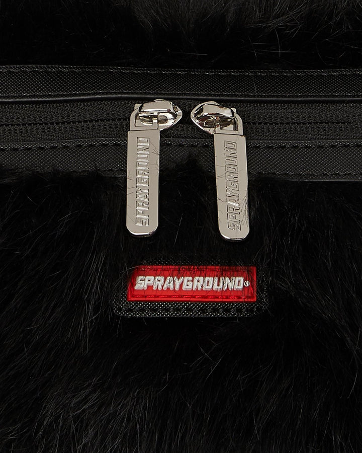 FUR CRAY BLACK MINI DUFFLE