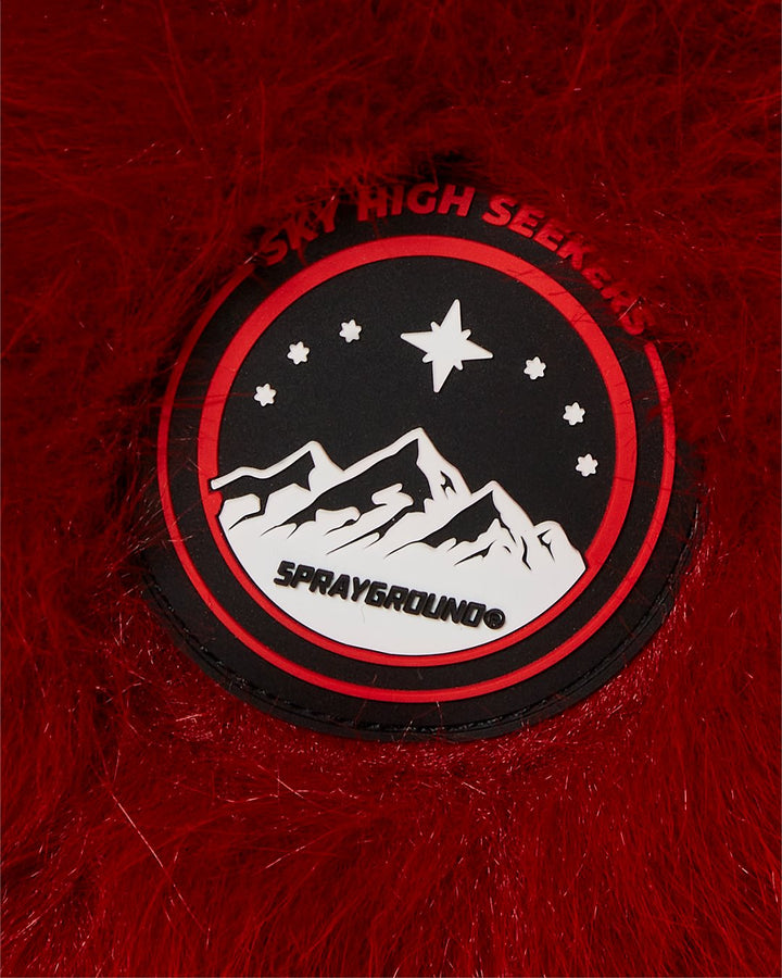 SKY HIGH SEEKERS RED ARCTIC FAUX FUR TRAPPER HAT