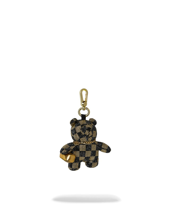 GOLD AND DANGEROUS BEAR KEYCHAIN