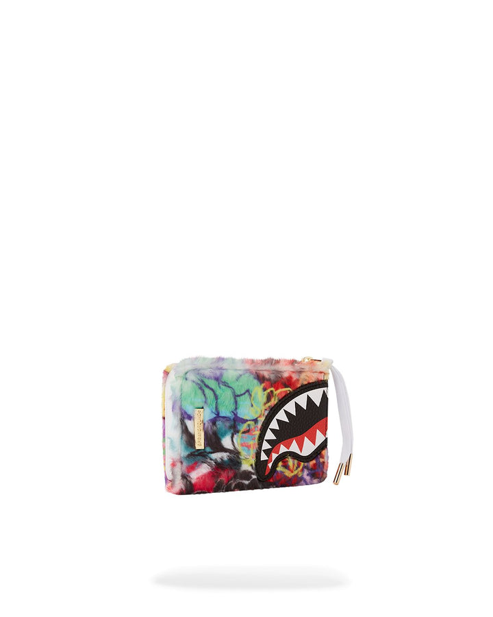 GRAFFITI FAUX FUR WALLET