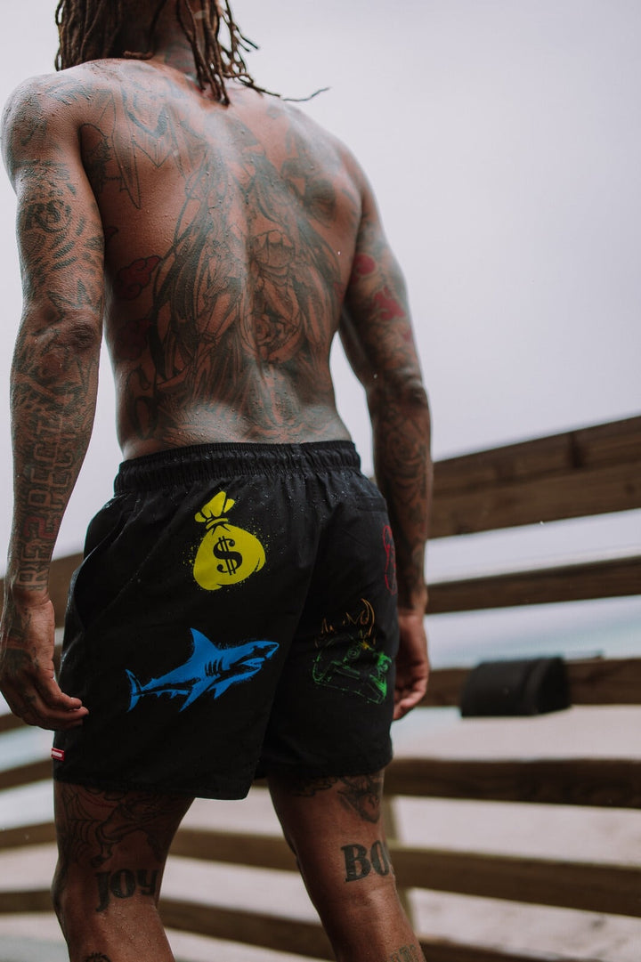 STENCILS SWIM SHORT