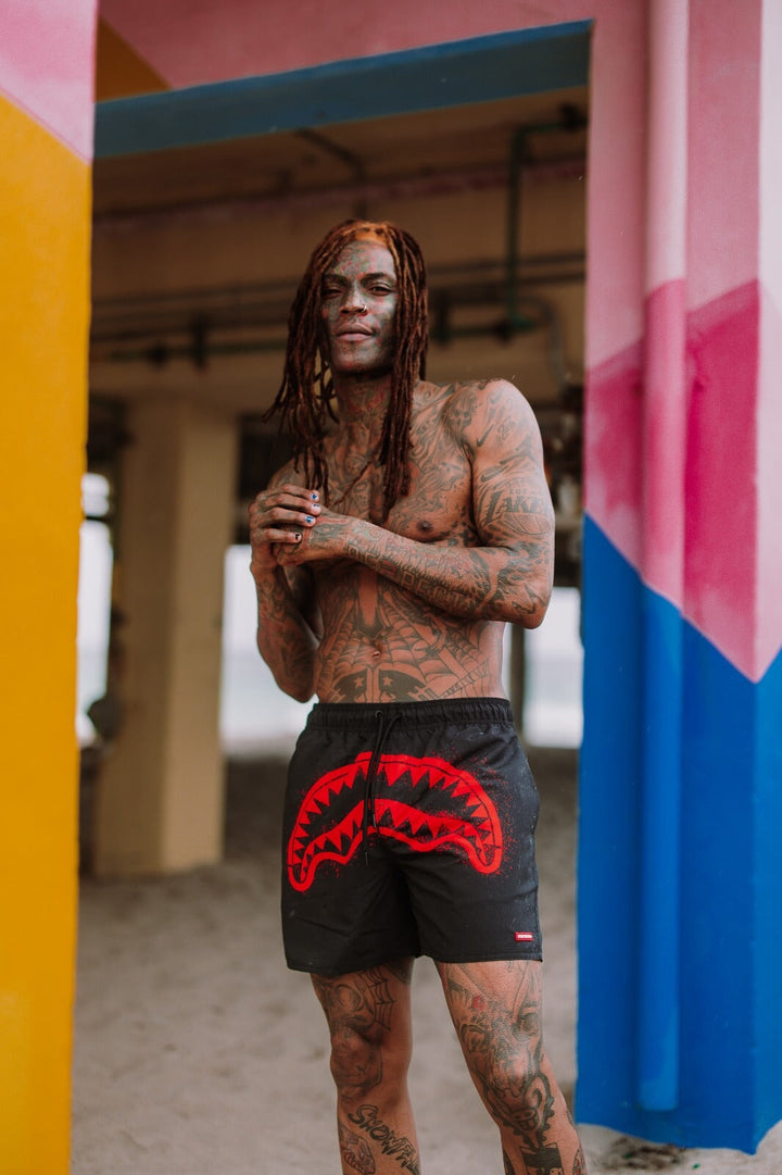 STENCILS SWIM SHORT