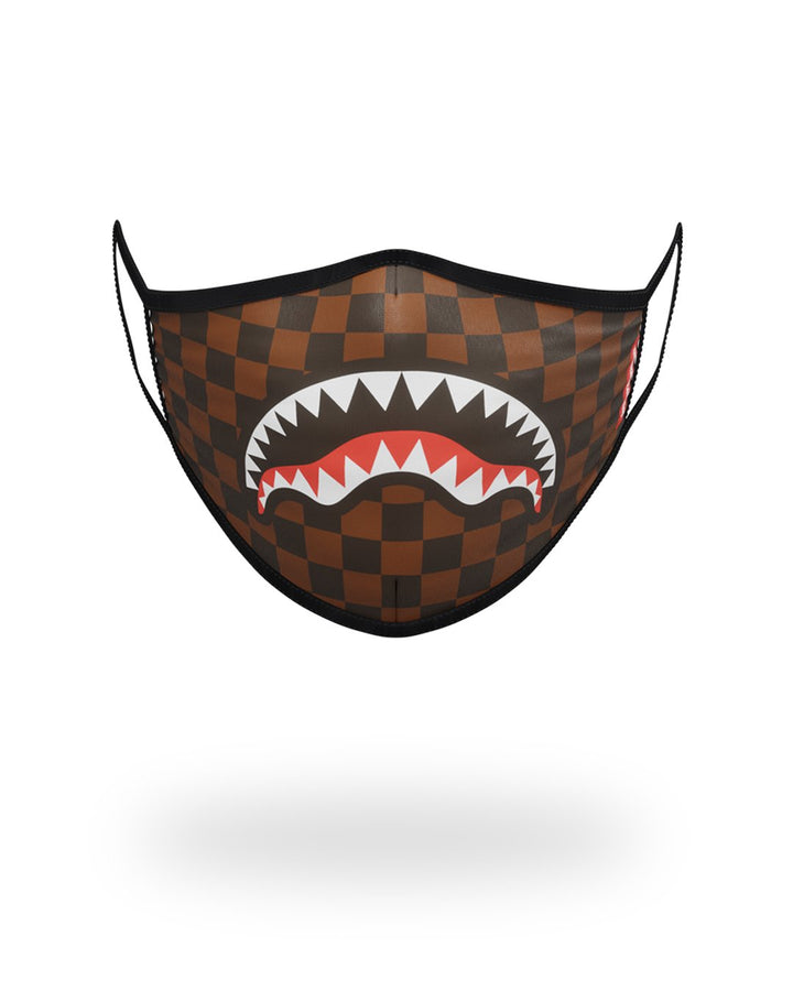 FORM-FITTING MASK SHARKS IN PARIS (BROWN)