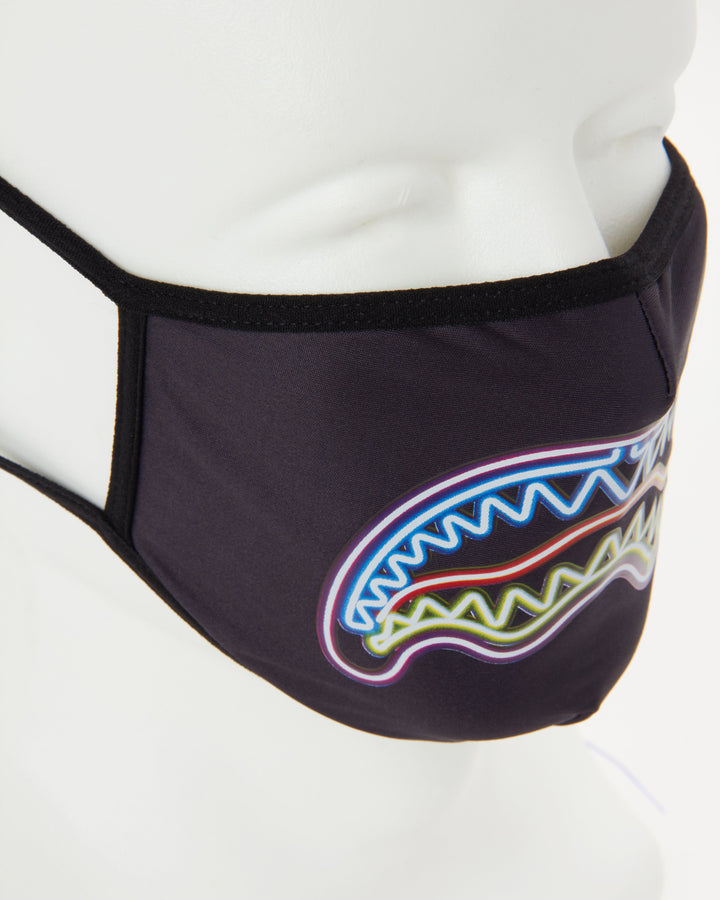 FORM-FITTING MASK NEON SHARK