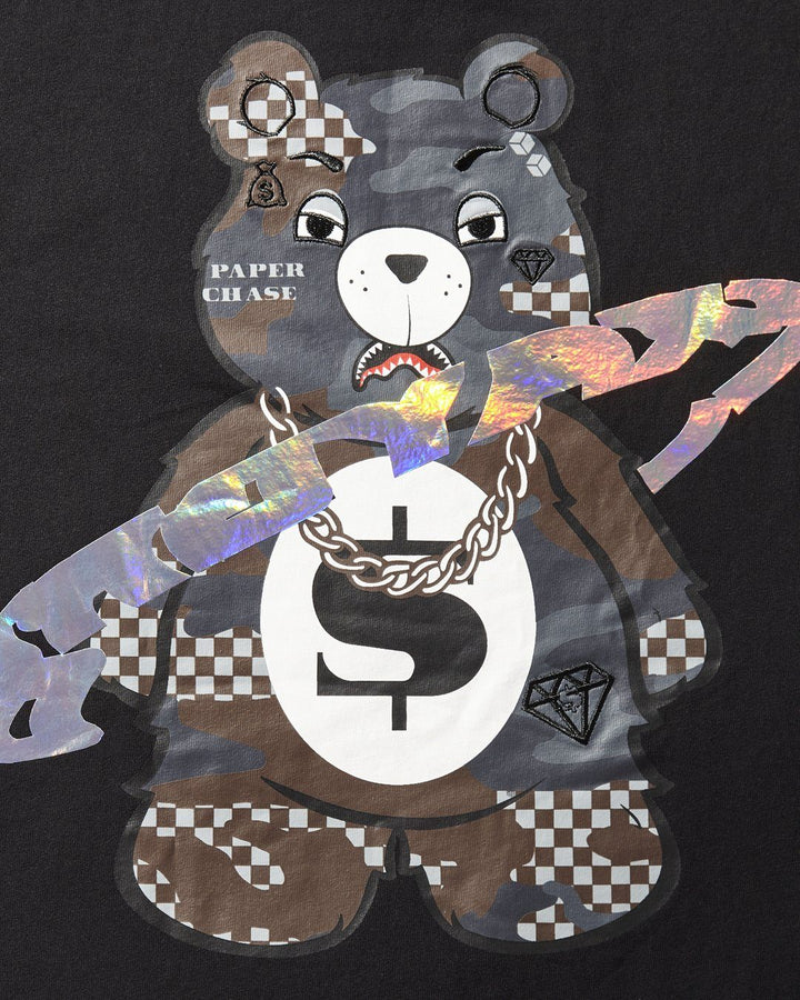 HOOLA BEAR T-SHIRT (BLACK)