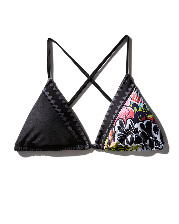 HALF GRAFF BIKINI TOP