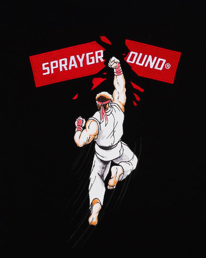 T-SHIRT STREET FIGHTER RYU FIGHT BLK
