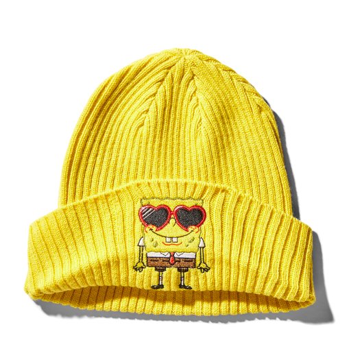 SPONGEBOB HEART GLASSES KNIT BEANIE