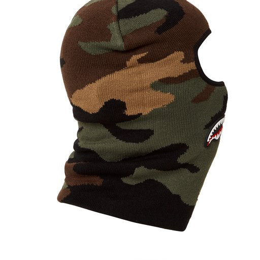 CAMO TRINITY SHARK SKI MASK