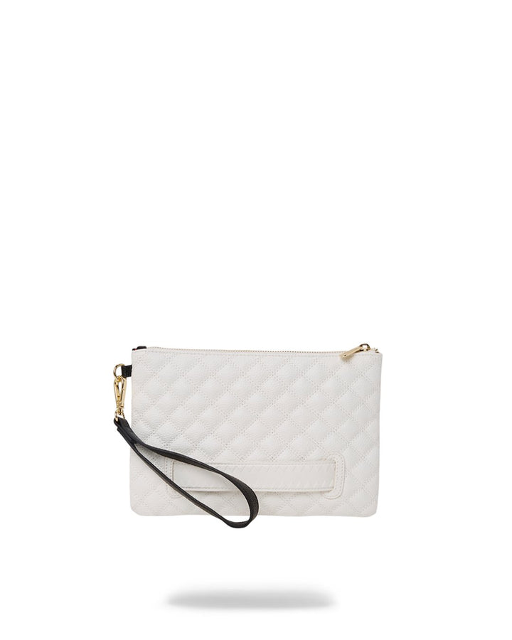 SPLIT QUILT SHARK POUCHETTE