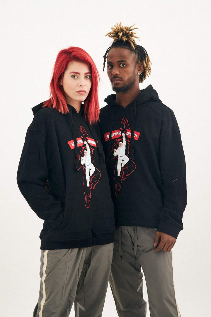 HOODIE STREET FIGHTER RYU BLACK